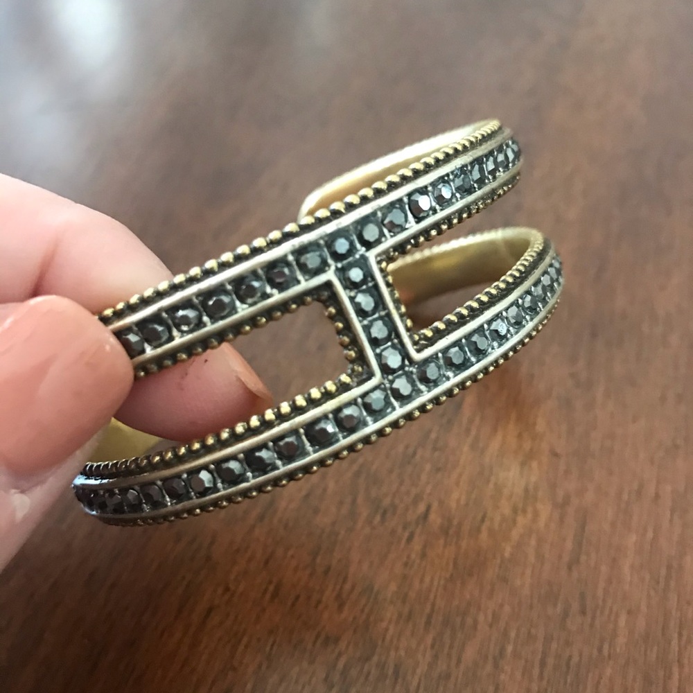 Lucky Brand Two Tone Cuff Bracelet.